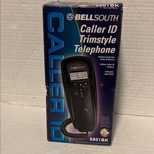 Vintage Bellsouth Bell South Caller ID Telephone 8801 BK with Box